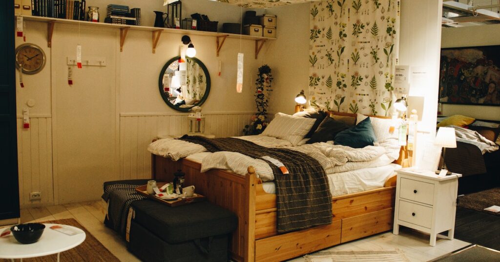 decorate the area around your bed